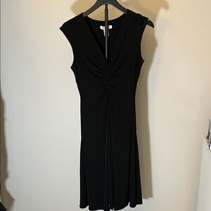White House Black Market Black Midi Dress